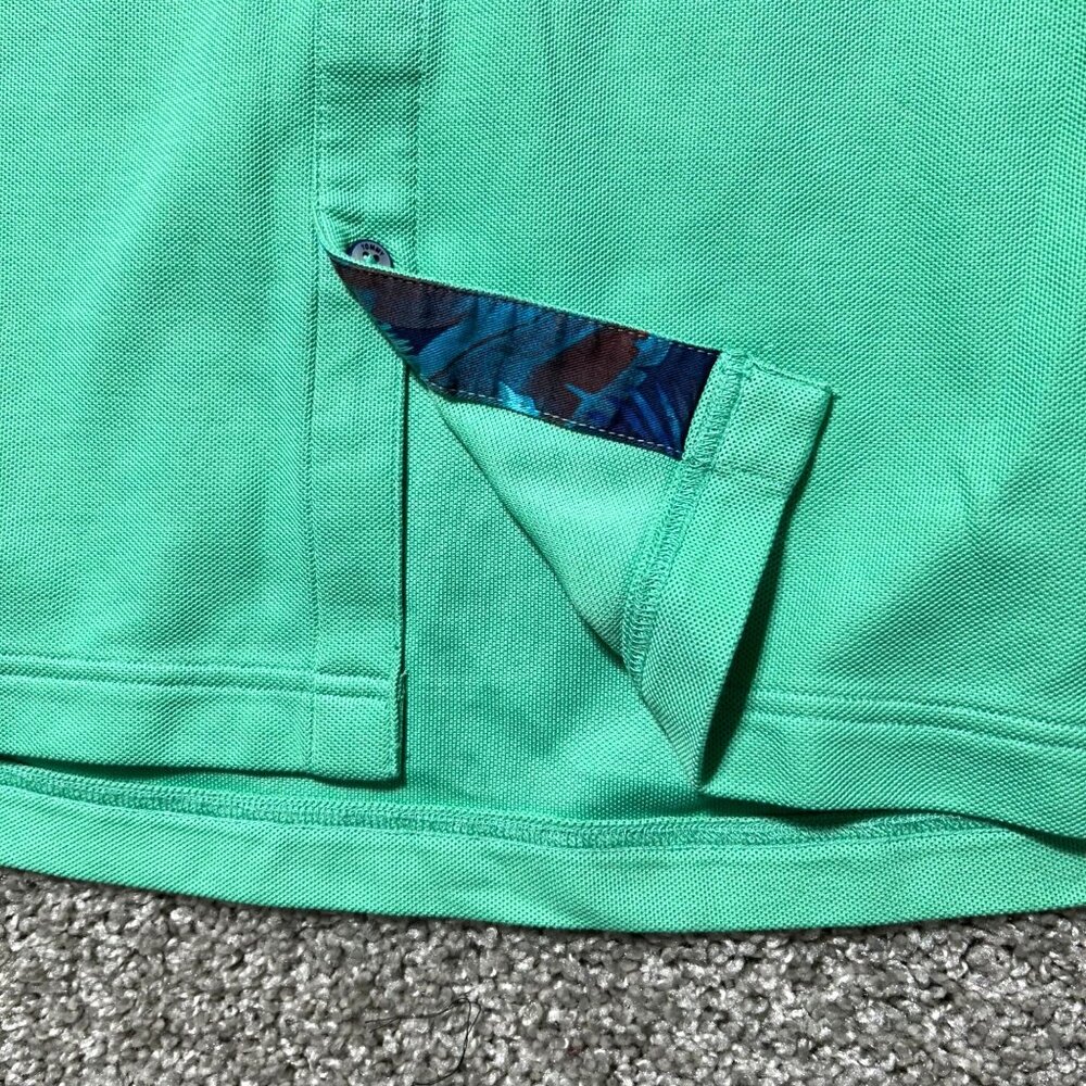 Tommy Bahama Island Zone Polo Shirt Sz S Button-Up Short Sleeve Tropical Print - Picture 6 of 12